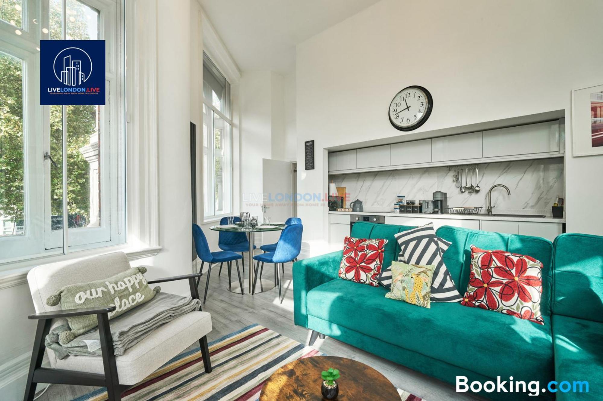 Last-Minute Specials L Sleeps Up To 4 Guests L One-Bedroom Apartment With King Bed And High Ceilings Near Camden By Live London Short Lets & Serviced Accommodation エクステリア 写真